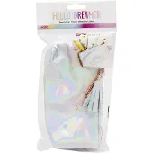 American Crafts - Hello Dreamer Storage - Pencil Case - Holographic Silver.