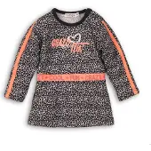 Dirkje Meisjes Jurk - Navy print - Maat 116