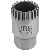 Bbb Cycling BracketPlug Trapassleutel - Compatibel met Octalink en ISIS Trapassen - Voor Monteren en Verwijderen Shimano Bottom Brackets - Fietsgereedschap - BTL-109
