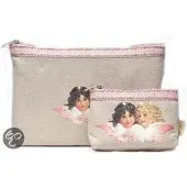 Karen Angels - Toilettasset -2 Delig- Beige