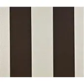 Dutch Wallcoverings - Vliesbehang blokstreep bruin/creme