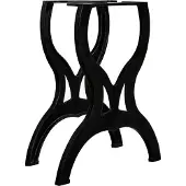 vidaXL Eettafelpoten 2 st X-frame gietijzer