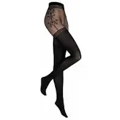 Kunert fantasie panty maat 40/42 zwart