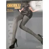 Oroblu panty Melita bruin melange maat S