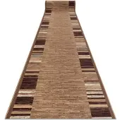 Rugsx Vloerbekleding met rubber bekleed ADAGIO beige , szerokość 57cm 57x180 cm