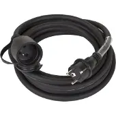 Procab CAB465-F Power schuko verlengkabel 1.5 meter met penaarde