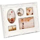 Balvi fotolijst Baroque 26,4 x 33 cm polypropyleen wit