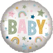 Amscan Folieballon Baby Geboorte Junior 25 Cm