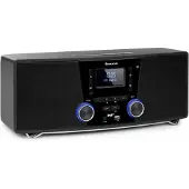 Auna Stockton micro-stereoinstallatie max. 20W DAB+ FM CD speler BT OLED zwart