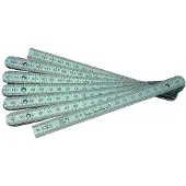 Duimstokkenfabriek Schuil Schuil Duimstok 1509 2M Aluminium Blank 12-delig