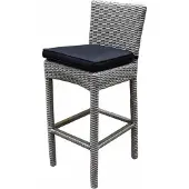 AVH-Collectie Oxford barstoel wit grijs wicker