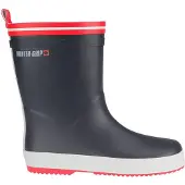 Winter-Grip Snowboot Junior Welly Grijs Antraciet Rood-Schoenmaat 28 - 29