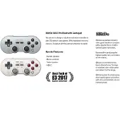 8Bitdo SN30 Pro Bluetooth Gamepad (Gray Edition)