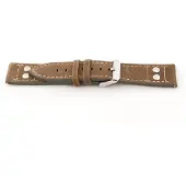 Claudio Calli Horlogeband G820 Pilots Bruingroen 20x18 mm