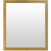 Allibert Klassieke Badkamerspiegel Prisca - Rechthoekig - Acacia Natuur - 80x90 Cm