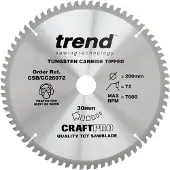 Trend Crosscut cirkelzaagblad 260x30x2,6mm 72T