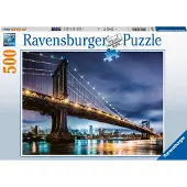 Ravensburger puzzel New York, de stad die nooit slaapt - Legpuzzel - 500 stukjes