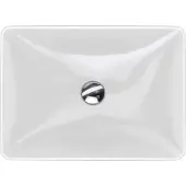 Geberit VariForm - Opzetwastafel 55x40 cm, zonder overloop, zonder kraangat, wit 500.779.01.2