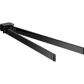 Emco Loft tweearmige handdoekhouder 41 cm Zwart