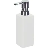 Kleine wolke zeepdispenser staand klein 350ml H19xB5,5cm FLASH wit