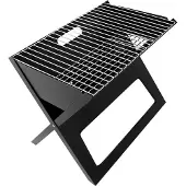 BBQ Opvouwbare Barbecue \/ Draagbare Houtskoolbarbecue \/ Zwart