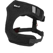 Petlando Hondenharnas Mesh Vest Zwart - Hondentuig - Xs 18-26/32-41 Cm