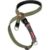 EzyDog Crosscheck Honden Tuigje - Harnas voor Honden - S - Khaki Groen