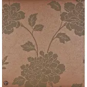 Dutch Wallcoverings Bloem - Brons/bruin