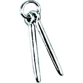 Aim Zilveren hanger drumstokken