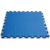 Intex Zwembadbodembeschermers 8 st 50x50 cm blauw