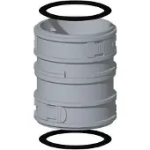 Burgerhout Flex Koppelstuk Flex-flex 130mm