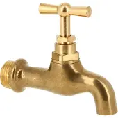 Bonfix Tapkraan messing met gladde uitloop 1/2" bu.dr.