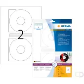 Herma Inkjet-CD-etiketten, A4, Ø 116 mm, permanent hechtend