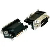 Intronics OEM SCW09M 9 polige D-sub male PCB connector