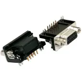 Intronics OEM SCW09F 9 polige D-sub female PCB connector
