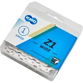 Kmc ketting 1/2-1/8 112 z1 wide zilver