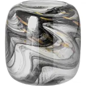 Riverdale Vaas Flo Marble 16 cm (grijs)