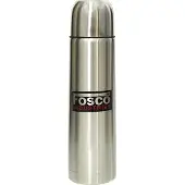 Fosco thermosfles 1 liter chroom