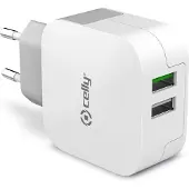 Celly Usb Thuis Dual Fast Charger