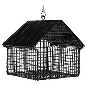 Wildlife Garden Voedersilo Pindavoeder Huis Zwart - Wildlife Garden - WG3345 - Voedersilo voor Vogels