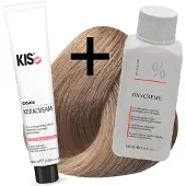 Kis haarverfset - 9MN Zeer licht mat blond - haarverf & waterstofperoxide
