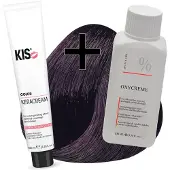 Kis haarverfset - 4C Middel cassis - haarverf & waterstofperoxide