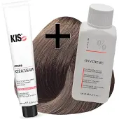 Kis haarverfset - 8A Licht asblond - haarverf & waterstofperoxide