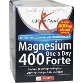 Lucovitaal Supplement Magnesium 400 Forte One A Day - 20 Sachets