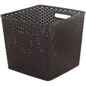 Curver My Style Vierkante Mand 25L - Donkerbruin