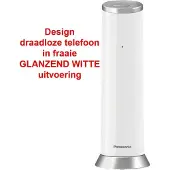 Panasonic KX-TGK220GW Single DECT-Draadloze telefoon met nummerherkenning en BEANTWOORDER; wit