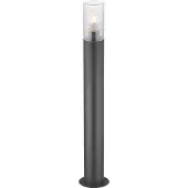 LumenXL RVS staande buitenlamp Stella zwart, 80 cm
