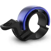 Knog fietsbel Oi Bell 23,8 31,8 mm aluminium blauw