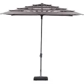 Madison Parasol Syros Open Air Square Taupe 280 x 280 cm