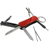 Munkees Manicure Multi Tool Multitool Red OS